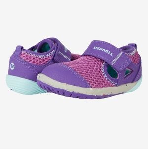 Merrell Kids Purple and Pink Little Kid's Bare Steps H2O Water Shoe